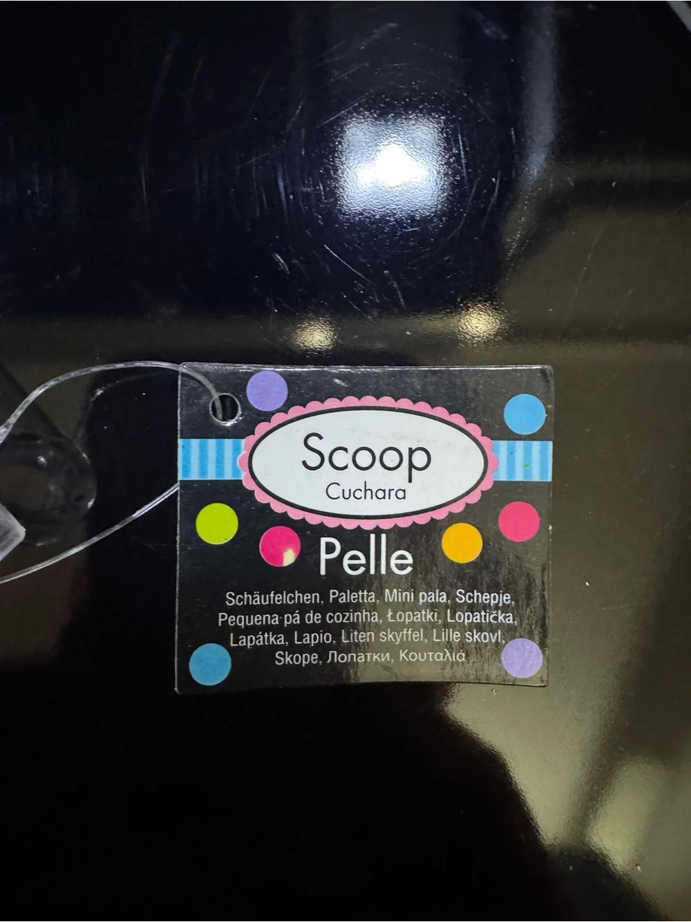 Party City Clear Plastic Serving Scoops - Set of 3